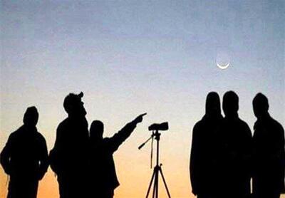 تصویری زیبا از هلال ماه شوال در مشهد