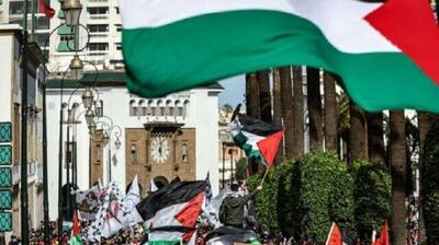 تظاهرات حامیان فلسطین در مراکش و محکوم کردن «بحران‌ بی‌سابقه» در غزه