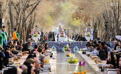 عکس/ مراسم جزء‌خوانی قرآن در گذر فرهنگی چهارباغ اصفهان
