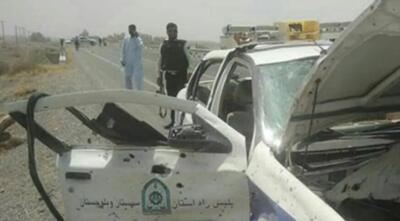 حمله تروریستی به دو خودروی انتظامی در زاهدان | رویداد24