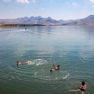تصویر حال‌خوب‌کن از وضعیت دریاچه ارومیه