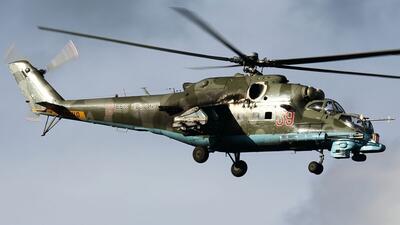 یک فروند هلیکوپتر Mi-۲۴ روسیه سقوط کرد