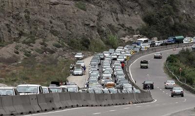 ترافیک فوق سنگین در جاده هراز و فیروزکوه | اقتصاد24