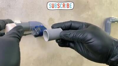 (ویدئو) نحوه تعویض شیرفلکه فلزی روی لوله پی وی سی آب به یک روش راحت