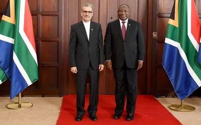 رایزنی سفیر جدید ایران در «پرتوریا» با رئیس‌جمهور آفریقای جنوبی