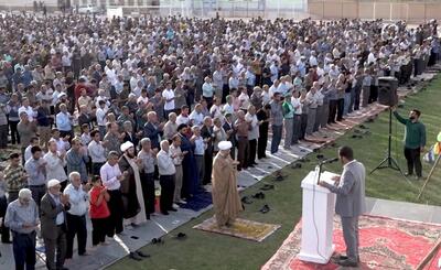 نماز عید سعید فطر در خورموج