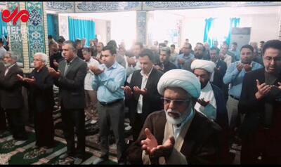 حضور پرشمار مردم جبالبارز جیرفت برای برپایی نماز عیدفطر