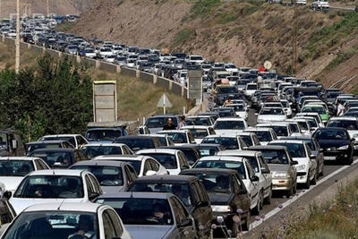 جاده هراز قفل شد/ ترافیک فوق سنگین در خروجی شرق ‌ تهران