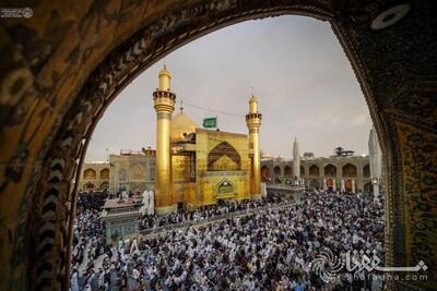 گزارش تصویری(4): اقامه نماز عید سعید فطر در حرم مطهر امیرالمومنین (ع) | خبرگزاری بین المللی شفقنا