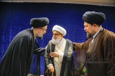 گزارش تصویری: دیدار حجت الاسلام و المسلمین سید حسن خمینی با آیت الله کریمی جهرمی | خبرگزاری بین المللی شفقنا