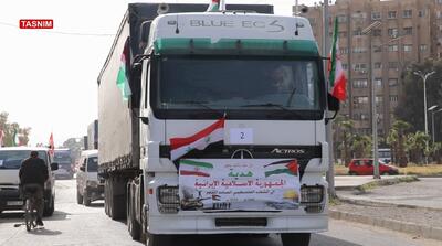 دمشق؛ میزبان کاروان کمک های ایران برای مردم فلسطین - تسنیم