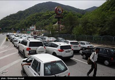 هراز قفل شد/ ترافیک بسیار سنگین در محورهای شرق استان تهران - تسنیم