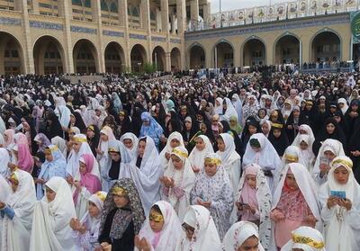 اجتماع 30 هزار نفری نوجوانان در نماز عید بندگی - تسنیم