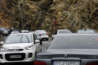 ترافیک سنگین در جاده کرج - چالوس و آزادراه‌های البرز