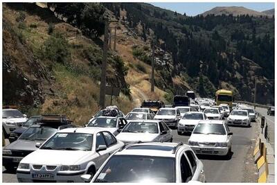 وضعیت جاده‌ها| ترافیک سنگین در آزادراه تهران – شمال / محور کندوان مسدود شد