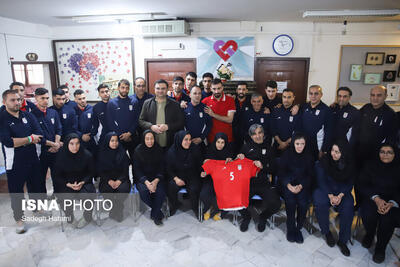 حضور تیم ملی فوتسال ایران در مشهد