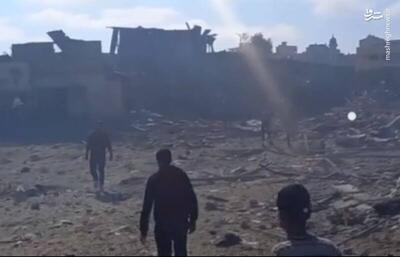 فیلم/ حمله رژیم صهیونیستی به بازار فراس در شهر غزه