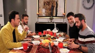 شوخی های باحال و خنده دار علی انصاریان با حامد آهنگی و مهمانانش در خانه دلنشین و ایرانی پسندش + فیلم