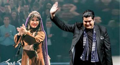 رقصیدن فرزانه کابلی مادر علی کوچولو در کنسرت سالار عقیلی + فیلم