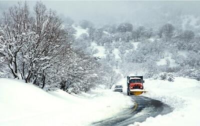 زیباترین تصاویر بارش برف در روستا  ؛ اینجا برمکوه رودسر است ...
