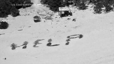 ماجرای عجیب نجات 3 دریانورد گمشده با نوشتن کلمه «کمک» روی ساحل