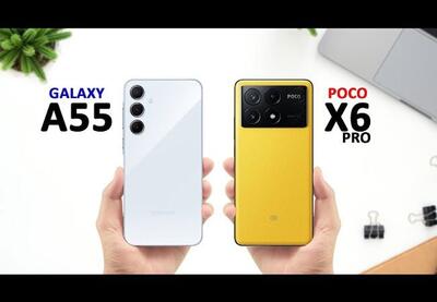 مقایسه گوشی A55 با پوکو X6 پرو؛ کدام پیروز این مقایسه است؟
