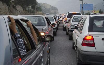 ترافیک سنگین کندوان در اولین روز بعد از تعطیلات