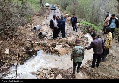 (تصاویر) خسارات سیلاب در روستای لیماچال اشکورات