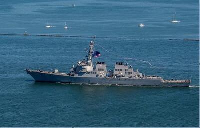 استقرار کشتی جنگی آمریکایی در مدیترانه برای کمک به اسرائیل