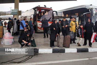 ورود بیش از یک میلیون مسافر از ‌پایانه‌های مسافربری به مشهد در تعطیلات نوروز