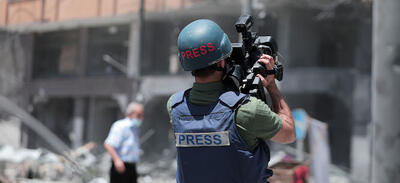 خبرنگاران بدون مرز: حمله به خبرنگاران در غزه بسیار «شایع» شده است