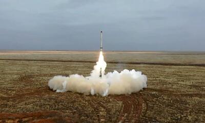روسیه موشک بالستیک قاره‌پیما آزمایش کرد