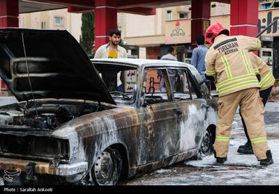 نجات 12 نفر در یک حادثه آتش‌سوزی در اهواز - تسنیم