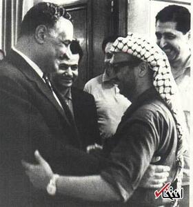 عکس/ رهبر ضد اسراییلی مصر در کنار عرفات