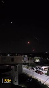 (ویدئو) لحظه رویارویی گنبد آهنین اسرائیل با موشک های ایران: نتیجه را ببینید