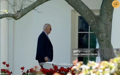(تصاویر) بازگشت جو بایدن به کاخ سفید همزمان با حملات ایران