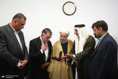 (تصاویر) دیدار نوروزی سیاسیون با حسن روحانی