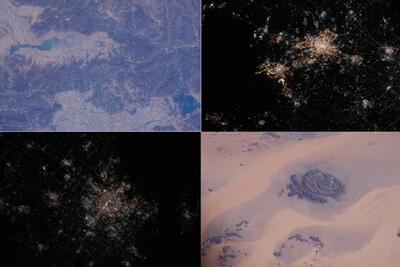آلبوم عکس‌های ثبت‌شده توسط فضانوردان ماموریت «شنژو ۱۷»