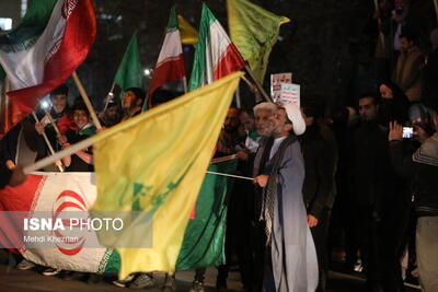 حمایت همدانی‌ها از حملات پهپادی و موشکی ایران علیه رژیم صهیونیستی