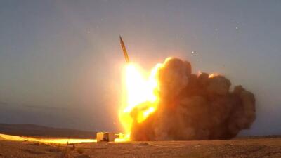 ببینید | تصاویری از برخورد دقیق موشک‌ها و پهپادهای سپاه به اهداف در اسرائیل