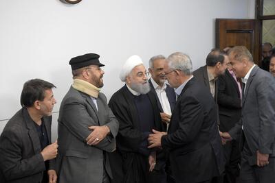 تصاویری از روز شلوغ حسن روحانی/ سیاسیون به دیدار رئیس جمهور سابق رفتند