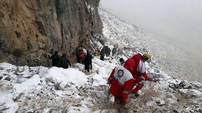 نجات ۲۶ گرفتار در ارتفاعات برفی مشهد