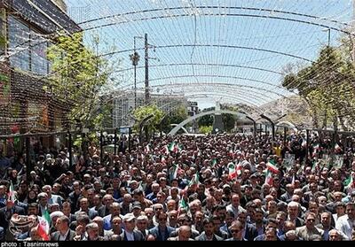 تجمع مردم کردستان در حمایت از عملیات سپاه علیه اسرائیل- فیلم دفاتر استانی تسنیم | Tasnim