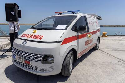 یک دستگاه آمبولانس پیشرفته به ناوگان امدادی جزیره قشم الحاق شد