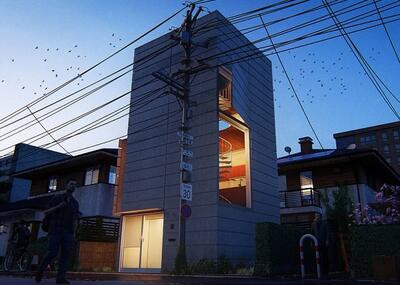 خانه 16 متری در ژاپن، تصاویری باورنکردنی از خانه نقلی در توکیو! - چیدانه