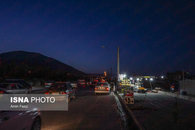 تاریکی جاده کمربندی شیراز یکساله شد! + عکس