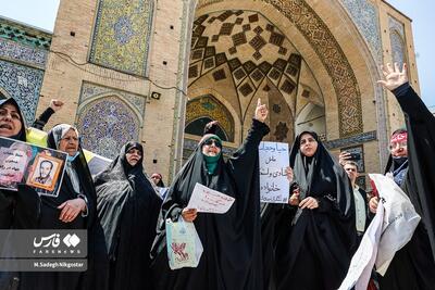 (تصاویر) تجمع اصناف و بازاریان تهران در حمایت از حجاب