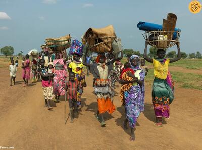 (تصاویر) بحران پناهندگان در سودان جنوبی