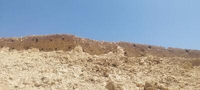 دیوار ساحلی دوره زندیه در بندر خمیر مرمت می‌شود
