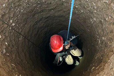 کشف جسد مرد جوان در عمق چاه 20 متری